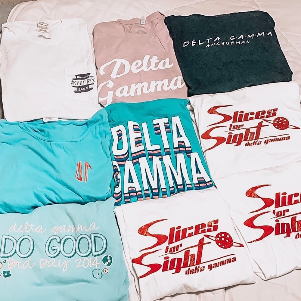 Delta Gamma t shirt bundle M/L